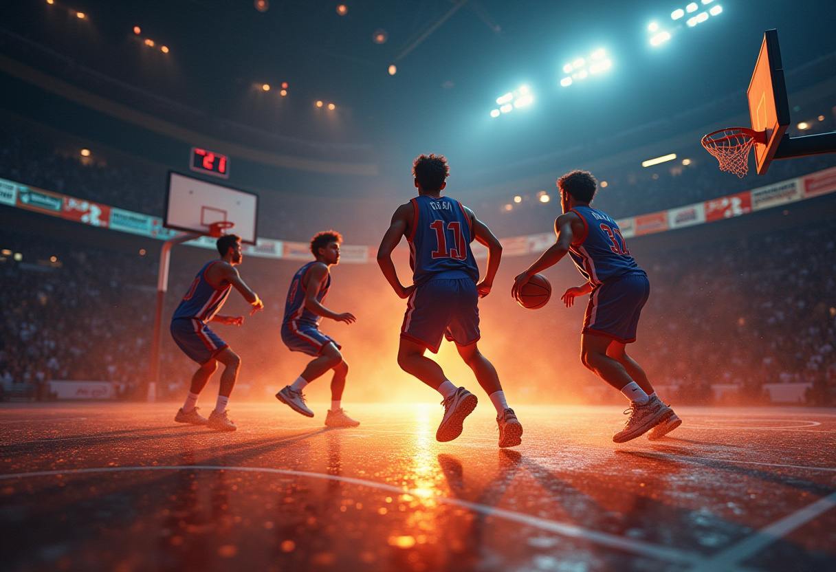 Fantasy of the basketball league on  Mythicshards 